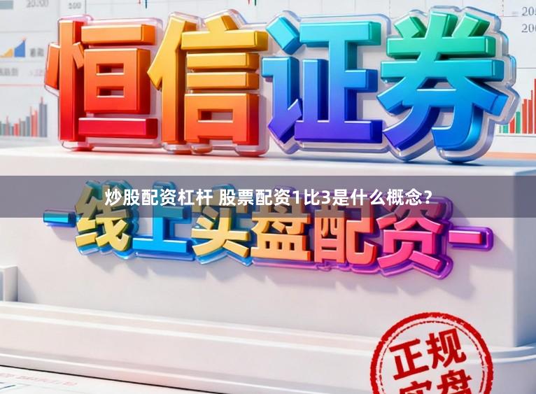 炒股配资杠杆 股票配资1比3是什么概念？